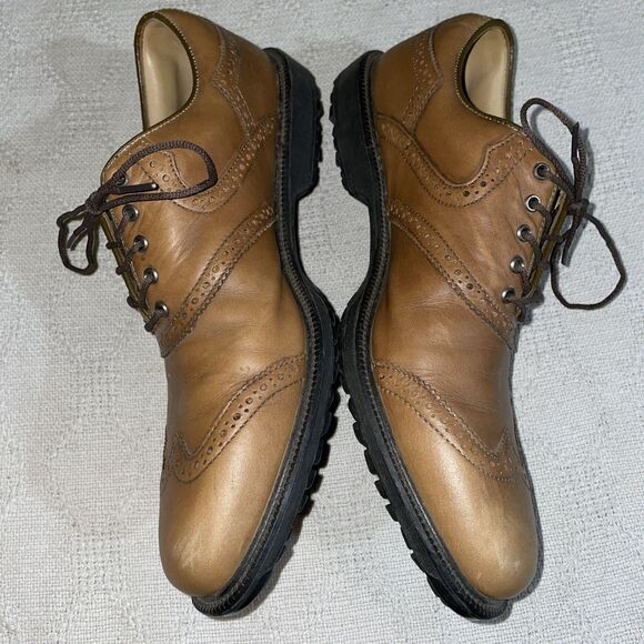 Footjoy Icon Men’s Golf Wingtip Shoes Size 10.5 M Brown Leather Outdoors Active - Picture 5 of 12